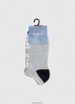 hombres Pack de 3 calcetines tobilleros Pepe Jeans 44JTZ1147 negro - Imagen 3