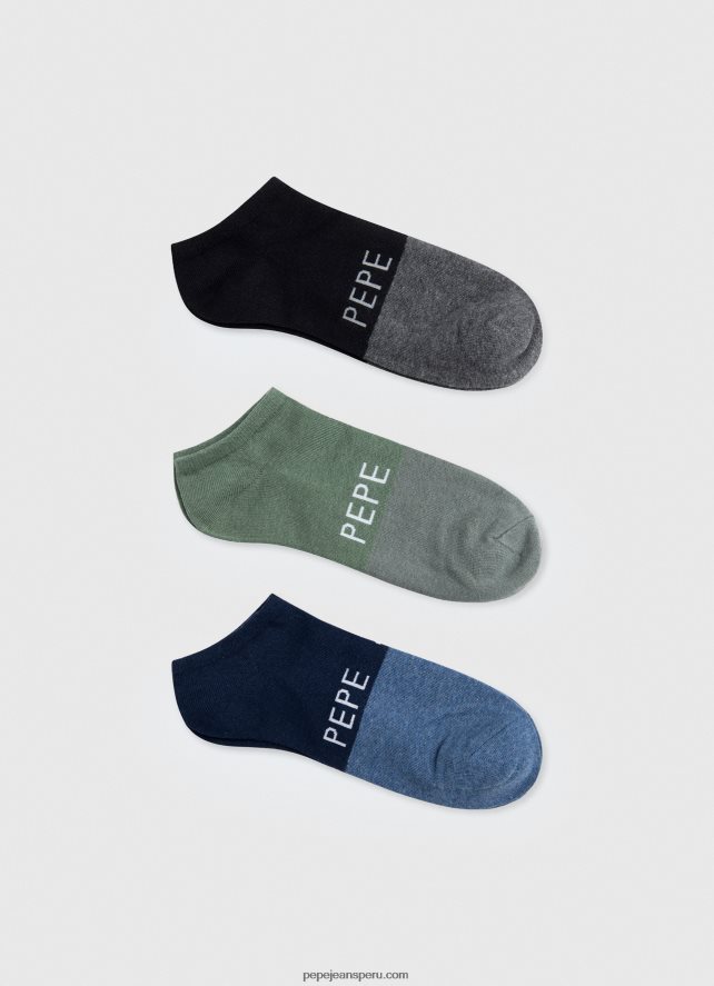 hombres_pack_de_3_calcetines_tobilleros_pepe_jeans_44jtz1153_multi.jpg hombres Pack de 3 calcetines tobilleros Pepe Jeans 44JTZ1153 multi - Imagen 1