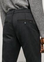 hombres pantalones chinos charly Pepe Jeans 44JTZ1107 negro - Imagen 3