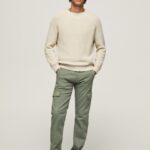 hombres pantalones chinos de corte regular sean Pepe Jeans 44JTZ1126 fundición