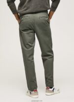 hombres pantalones chinos holgados Pepe Jeans 44JTZ1105 fundición - Imagen 3