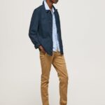 hombres pantalones chinos slim james Pepe Jeans 44JTZ1098 camello