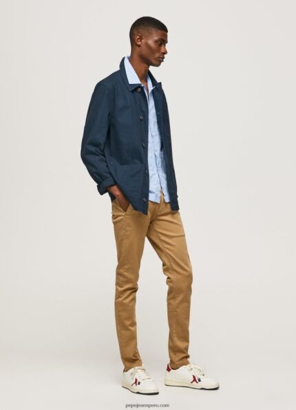 hombres pantalones chinos slim james Pepe Jeans 44JTZ1098 camello