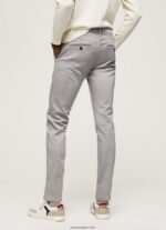 hombres pantalones chinos slim james Pepe Jeans 44JTZ1110 argén - Imagen 3