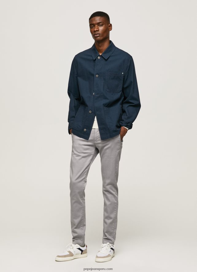hombres_pantalones_chinos_slim_james_pepe_jeans_44jtz1110_argen.jpg hombres pantalones chinos slim james Pepe Jeans 44JTZ1110 argén - Imagen 1