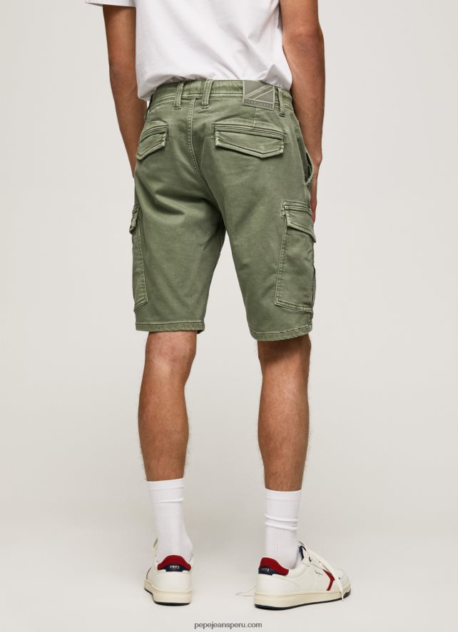 hombres pantalones cortos de carga de Jared Pepe Jeans 44JTZ1113 fundición - Imagen 4