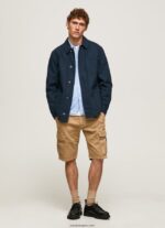 hombres pantalones cortos de carga de Jared Pepe Jeans 44JTZ1114 camello