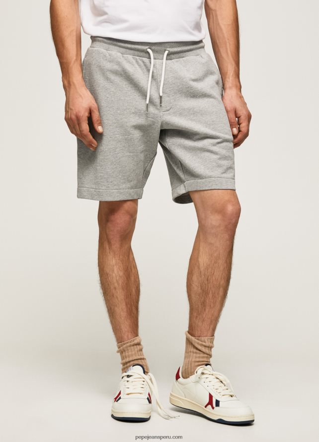 hombres pantalones cortos deportivos edward Pepe Jeans 44JTZ1140 gris marga - Imagen 2