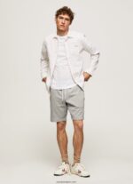 hombres pantalones cortos deportivos edward Pepe Jeans 44JTZ1140 gris marga