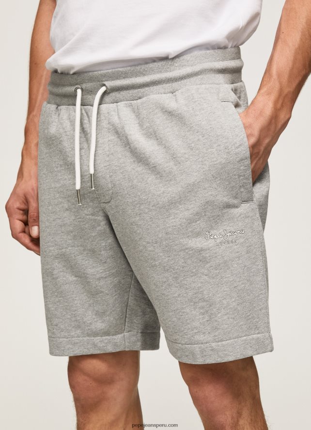 hombres pantalones cortos deportivos edward Pepe Jeans 44JTZ1140 gris marga - Imagen 3