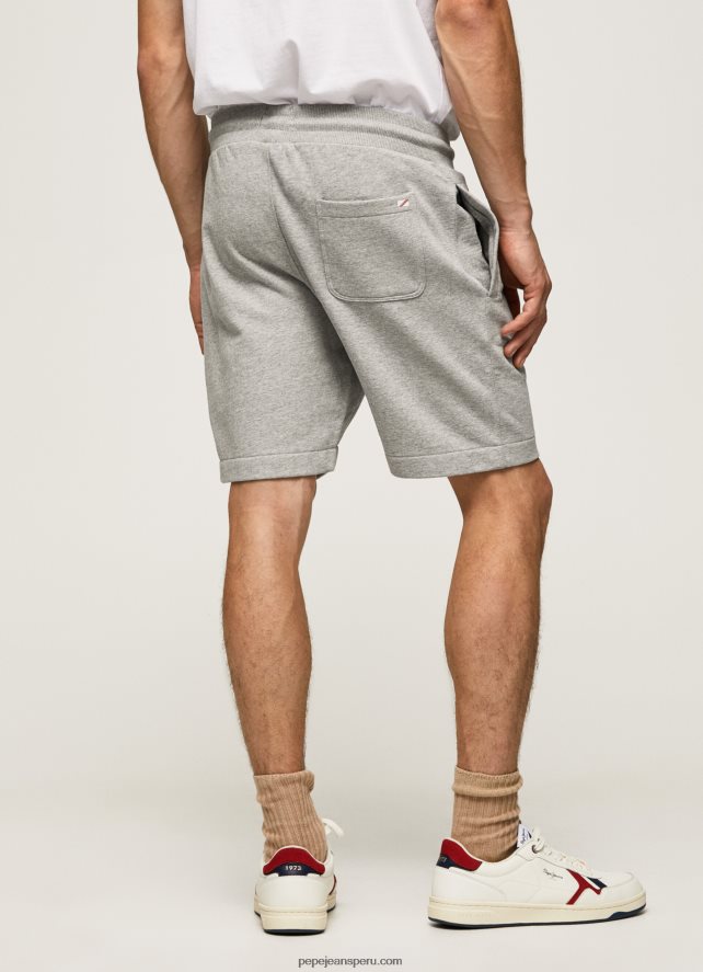 hombres pantalones cortos deportivos edward Pepe Jeans 44JTZ1140 gris marga - Imagen 4