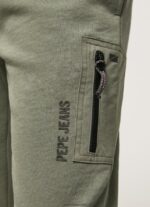 hombres pantalones jogger con cintura elástica Pepe Jeans 44JTZ1109 fundición - Imagen 2