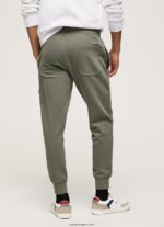 hombres pantalones jogger con cintura elástica Pepe Jeans 44JTZ1109 fundición - Imagen 4