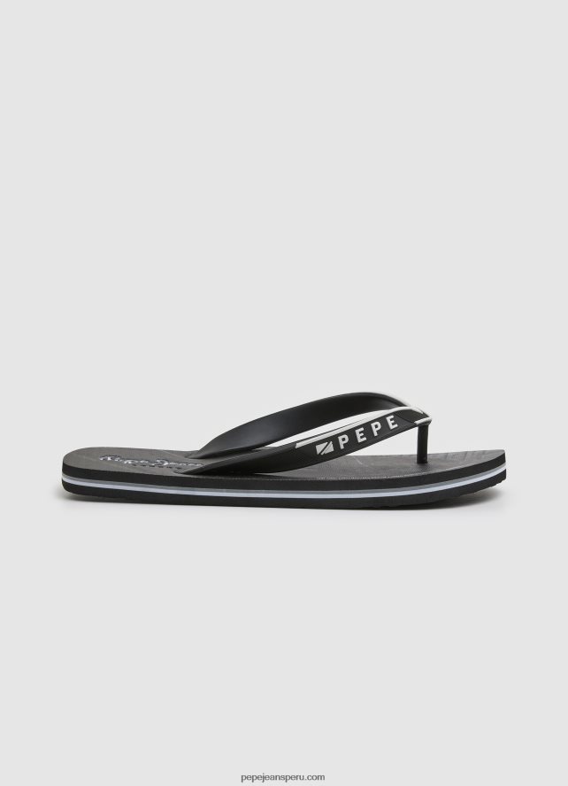 hombres_piscina_moto_playa_chanclas_pepe_jeans_44jtz1269_negro.jpg hombres piscina moto playa chanclas Pepe Jeans 44JTZ1269 negro - Imagen 1