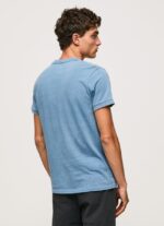 hombres playera con cuello panadero Pepe Jeans 44JTZ965 azul claro - Imagen 4