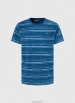hombres playera con estampado de rayas Pepe Jeans 44JTZ966 índigo - Imagen 5
