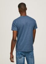 hombres playera con estampado jaspeado del logo Pepe Jeans 44JTZ986 jarman - Imagen 4