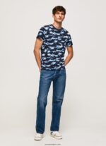 hombres playera con estampado militar Pepe Jeans 44JTZ922 ozzy - Imagen 2