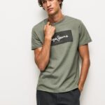 hombres playera con logo bordado Pepe Jeans 44JTZ914 fundición