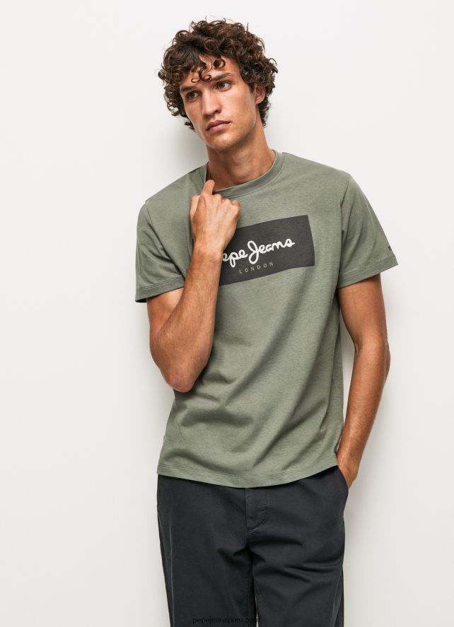 hombres_playera_con_logo_bordado_pepe_jeans_44jtz914_fundicion.jpg hombres playera con logo bordado Pepe Jeans 44JTZ914 fundición - Imagen 1