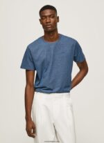 hombres playera con logo bordado Pepe Jeans 44JTZ975 jarman