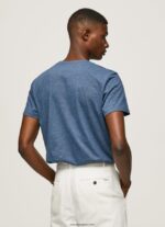 hombres playera con logo bordado Pepe Jeans 44JTZ975 jarman - Imagen 4