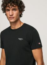 hombres playera con logo estampado Pepe Jeans 44JTZ1012 negro - Imagen 3