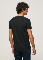hombres playera con logo estampado Pepe Jeans 44JTZ1012 negro - Imagen 4