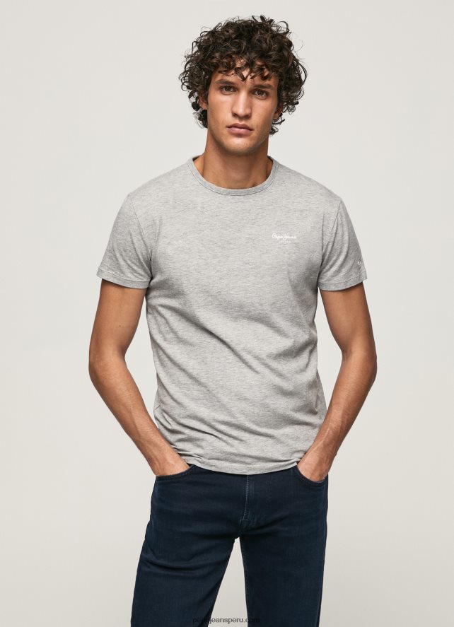 hombres_playera_con_logo_estampado_pepe_jeans_44jtz1013_gris_marga.jpg hombres playera con logo estampado Pepe Jeans 44JTZ1013 gris marga - Imagen 1