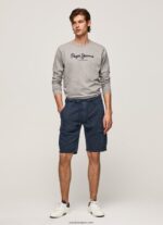 hombres playera con logo estampado Pepe Jeans 44JTZ1017 gris marga - Imagen 2