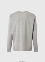 hombres playera con logo estampado Pepe Jeans 44JTZ1017 gris marga - Imagen 5