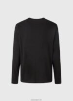 hombres playera con logo estampado Pepe Jeans 44JTZ1019 negro - Imagen 5