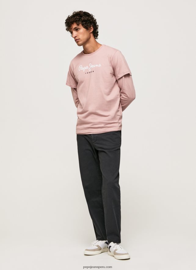 hombres_playera_con_logo_estampado_pepe_jeans_44jtz917_lejia_rosa.jpg hombres playera con logo estampado Pepe Jeans 44JTZ917 lejía rosa - Imagen 1