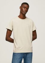 hombres playera con logo estampado Pepe Jeans 44JTZ939 malta