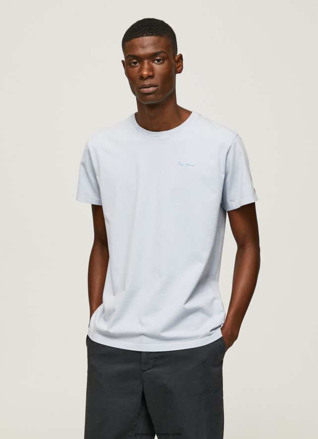 hombres_playera_con_logo_estampado_pepe_jeans_44jtz947_blanqueador_azul.jpg hombres playera con logo estampado Pepe Jeans 44JTZ947 blanqueador azul - Imagen 1