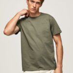 hombres playera con logo estampado Pepe Jeans 44JTZ949 fundición