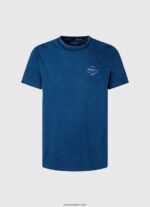 hombres playera con logo estampado Pepe Jeans 44JTZ968 índigo - Imagen 5