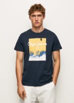 hombres playera con logo estampado Pepe Jeans 44JTZ979 dulwich