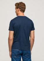 hombres playera con logo estampado Pepe Jeans 44JTZ999 Armada - Imagen 4