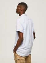 hombres playera de manga corta parker Pepe Jeans 44JTZ1054 blanqueador azul - Imagen 4