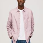 hombres playera de manga larga parker Pepe Jeans 44JTZ1051 lejía rosa