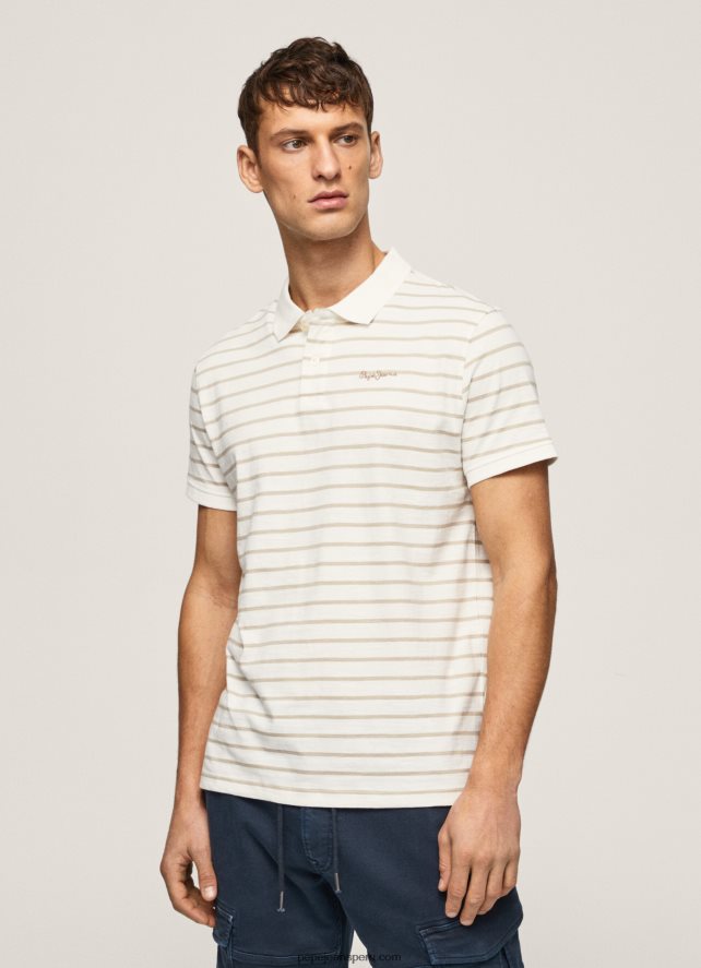 hombres_playera_tipo_polo_con_estampado_de_rayas_pepe_jeans_44jtz1092_blanquecino.jpg hombres playera tipo polo con estampado de rayas Pepe Jeans 44JTZ1092 blanquecino - Imagen 1