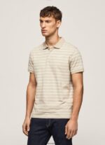 hombres playera tipo polo con estampado de rayas Pepe Jeans 44JTZ1093 malta - Imagen 3