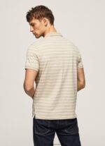 hombres playera tipo polo con estampado de rayas Pepe Jeans 44JTZ1093 malta - Imagen 4
