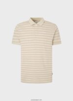 hombres playera tipo polo con estampado de rayas Pepe Jeans 44JTZ1093 malta - Imagen 5