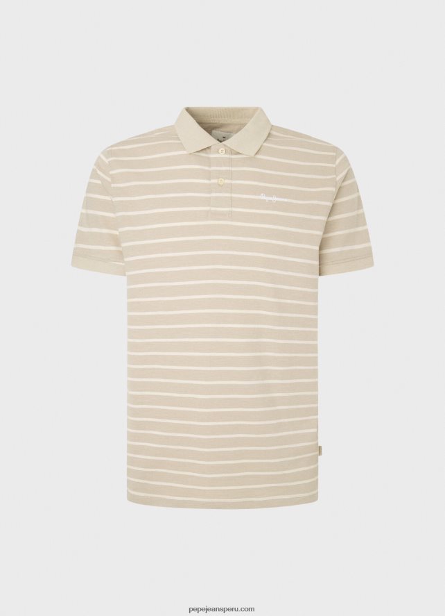 hombres playera tipo polo con estampado de rayas Pepe Jeans 44JTZ1093 malta - Imagen 5