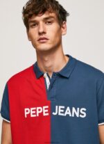 hombres polo de piqué con diseño colour block Pepe Jeans 44JTZ1082 jarman - Imagen 3