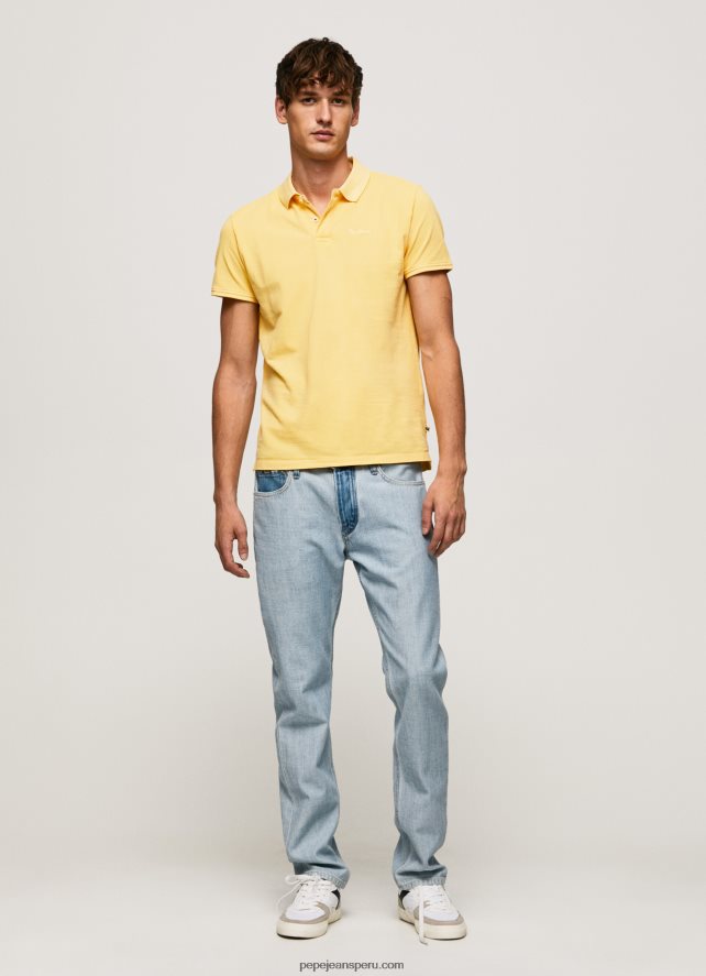 hombres polo de piqué con logo bordado Pepe Jeans 44JTZ1081 brillar - Imagen 2