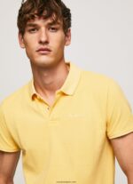 hombres polo de piqué con logo bordado Pepe Jeans 44JTZ1081 brillar