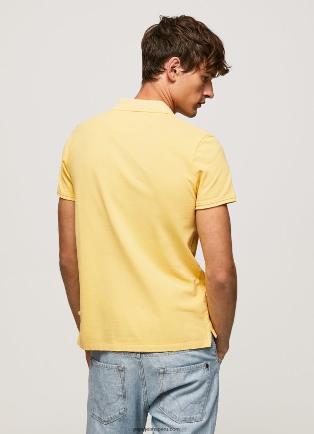 hombres polo de piqué con logo bordado Pepe Jeans 44JTZ1081 brillar - Imagen 4